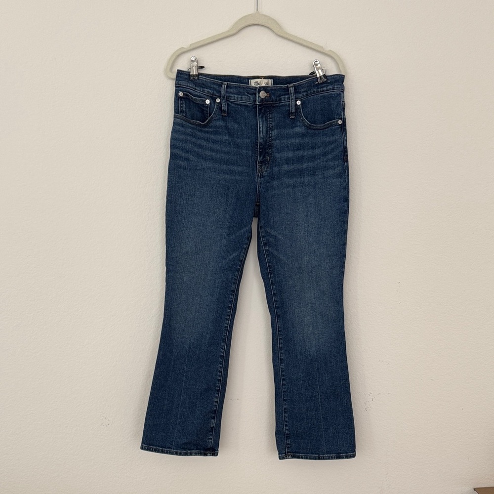 Madewell Mid-Rise Kick Out Jeans. Worn Once.